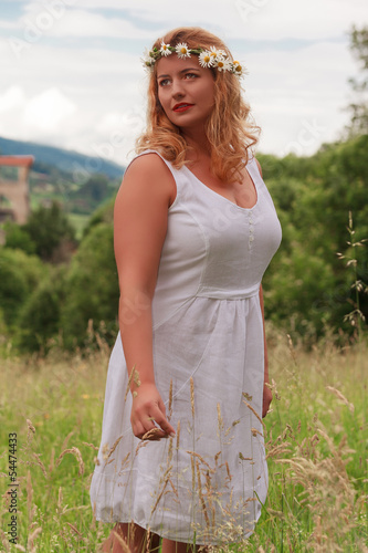 Fotografie Blumenmädchen