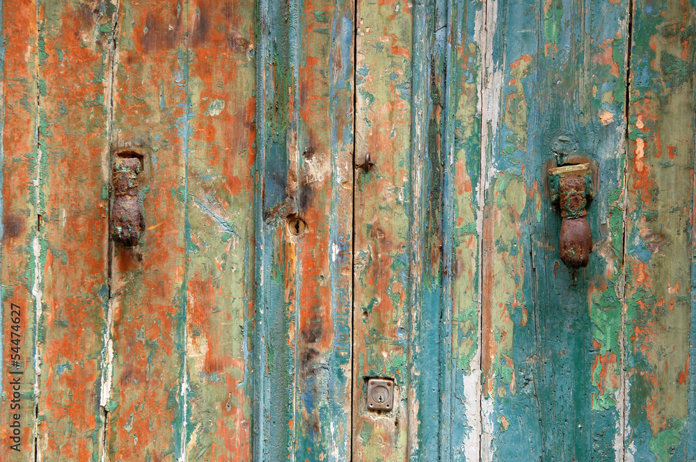 door peeling