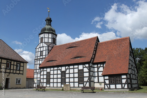 Fachwerkkirche auf Gut Saathain (Elbe-Elster Land)
