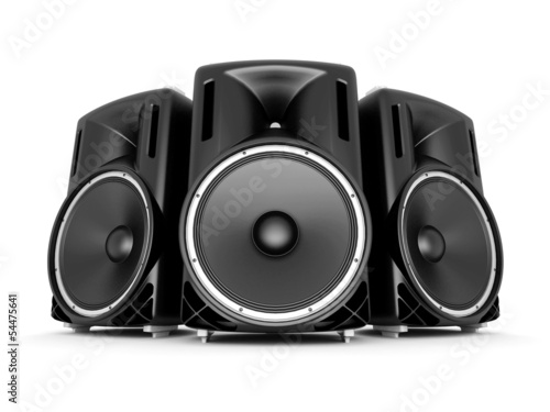 Obraz na płótnie music speakers