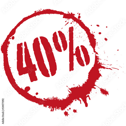 40% - 40 Prozent - Sale - Reduzierung