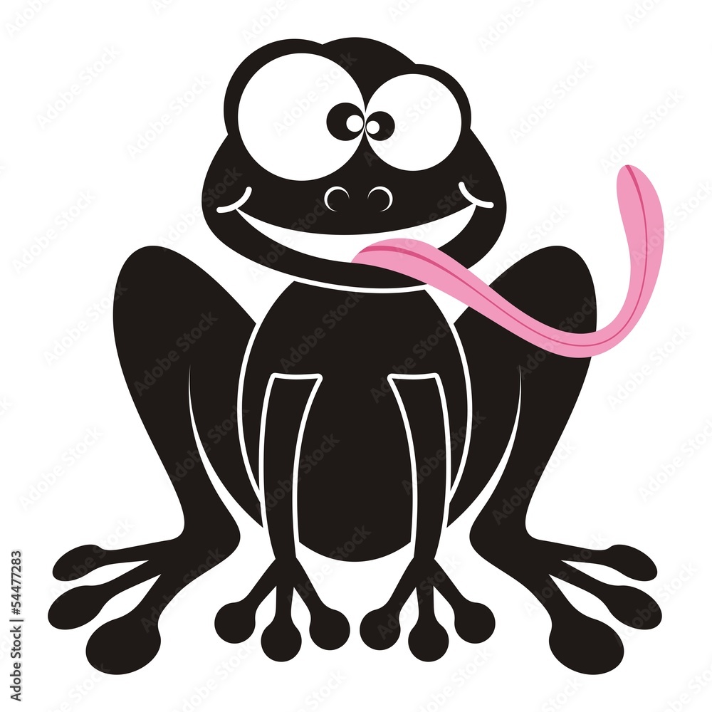 Fototapeta premium Cartoon frog