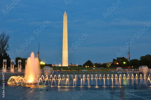 Washington Monument and national mall - Washington DC United States photo