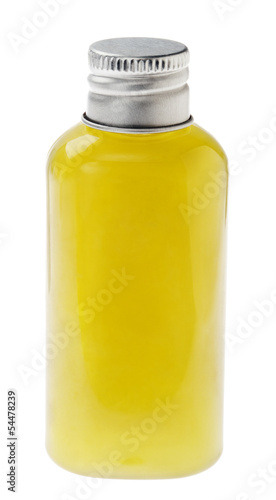 Isolated Green Lotion Bottle