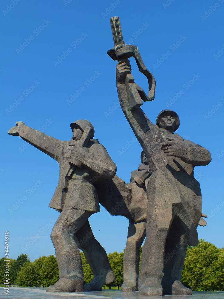Detail of Victory Memorial to Soviet Army (Riga, Latvia)