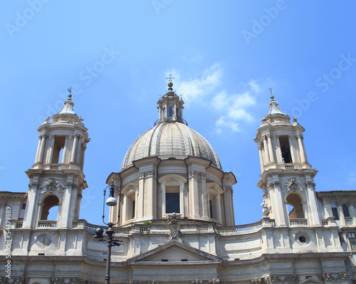 Dome of St. Peter's cathedral in Vatican city