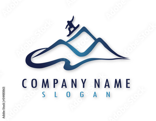 Snowboarding logo