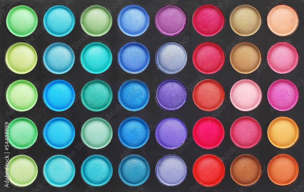 makeup color palette