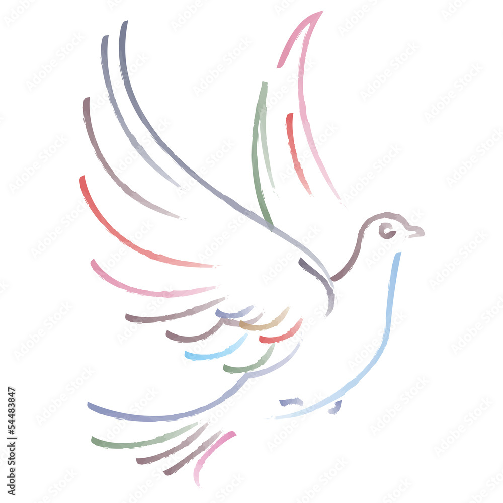 Obraz premium Vector dove