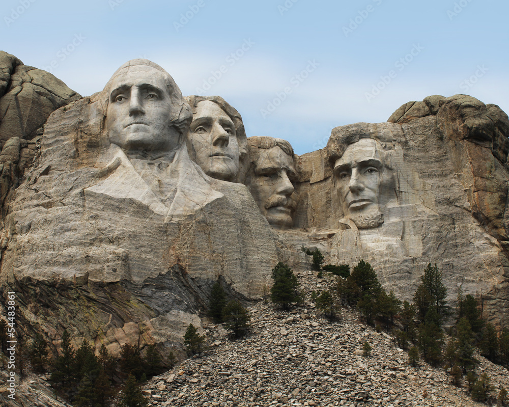 Mount Rushmore National Monument. South Dakota, USA.