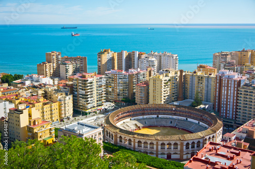 Beautiful view of Malaga city, Spain © MF