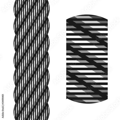 vector wire steel rope seamless