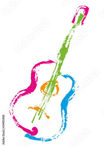 Guitare_Traces couleurs