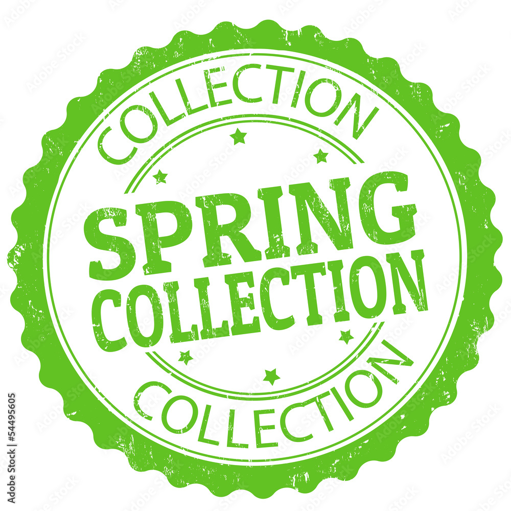 Spring collection stamp Spring collection stamp