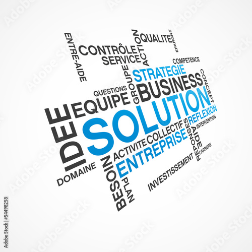 mot thème business solution