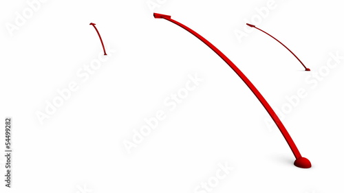 Arrows flight to target
