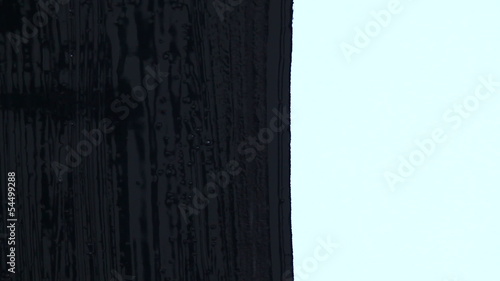 Painting black