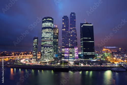 Cityscape of skyscrapers of Moscow © Pavel Losevsky