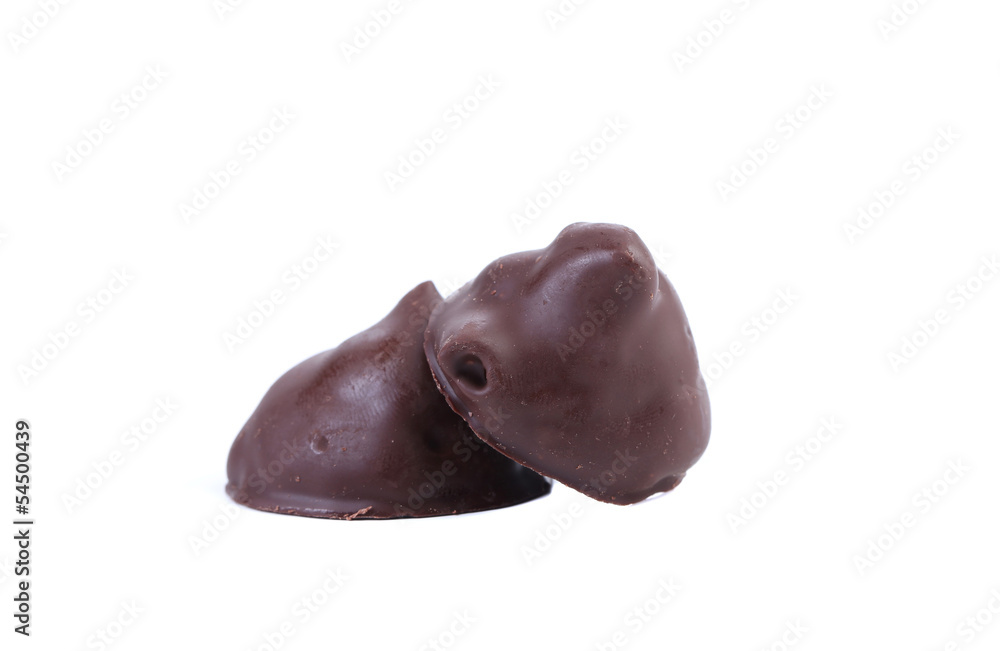Chocolate truffle candies. Chocolate truffle candies.