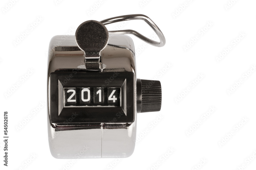 counter with date at 2014 counter with date at 2014