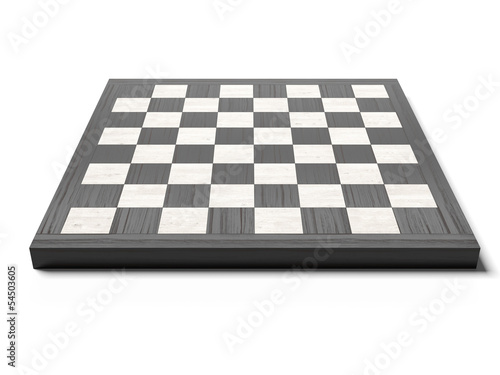 Fotobehang Empty chessboard