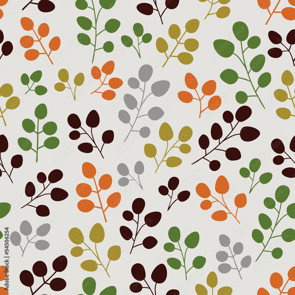 seamless leaves pattern background seamless leaves pattern background