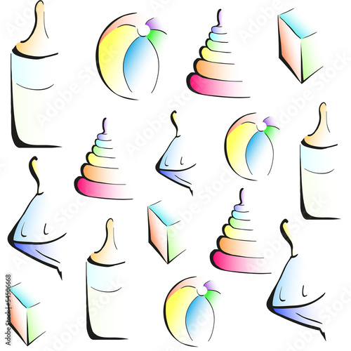 baby toy  background