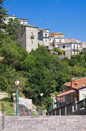 Panoramic view of Alberona. Puglia. Italy. photo