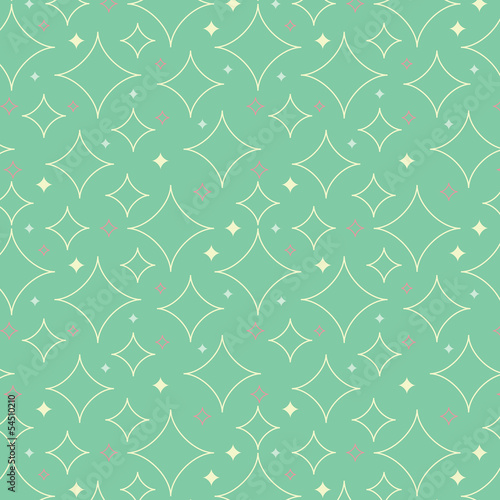 1950s Stars Pattern Background
