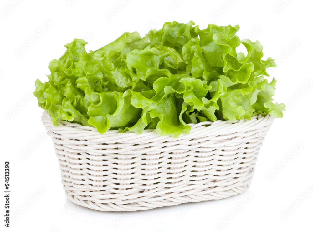 Lettuce in basket