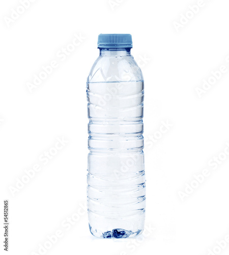 water bottle isolated in a white background
