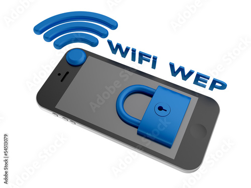 WiFi WEP - security algorithm photo