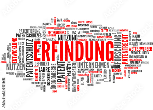 Erfindung (Tagcloud zu Innovation, Patentanwalt)