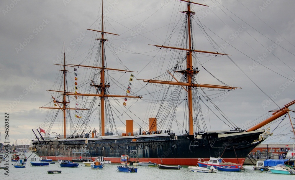 bateau à portsmouth