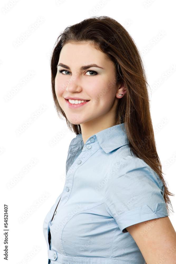 Portrait of a confident young woman standing