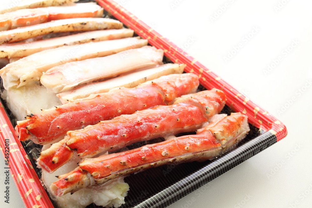 frozen food, Zuwaikani on tray from Hokkaido Japan frozen food, Zuwaikani on tray from Hokkaido Japan