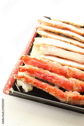 frozen food, Zuwaikani on tray from Hokkaido Japan