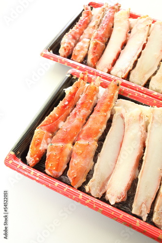 frozen food, Zuwaikani on tray from Hokkaido Japan
