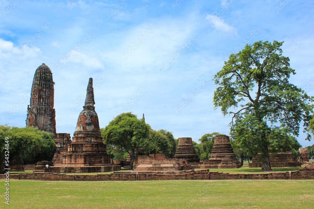 The ancient city in Thailand, Ayutthaya