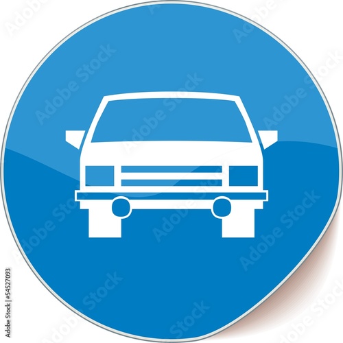 étiquette voiture