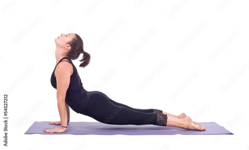 Practicing Yoga / Upward Facing Dog - Urdhva Mukha Svanasana Practicing Yoga / Upward Facing Dog - Urdhva Mukha Svanasana