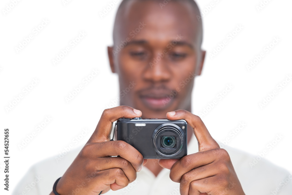 Man taking picture Man taking picture