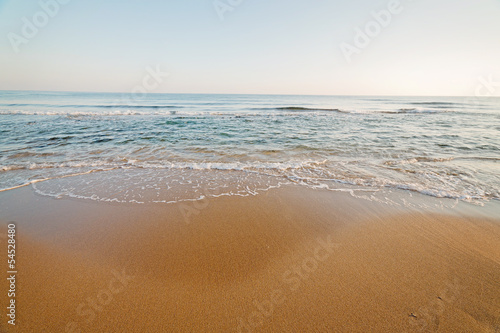 Canvas Print beach and sea