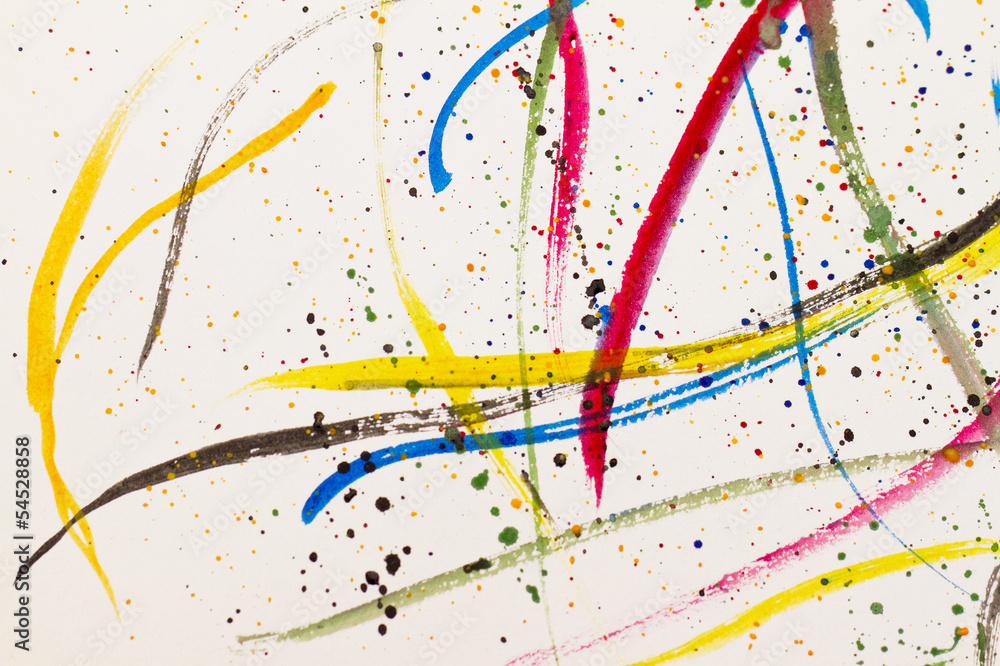 Fototapeta premium Paint splashing