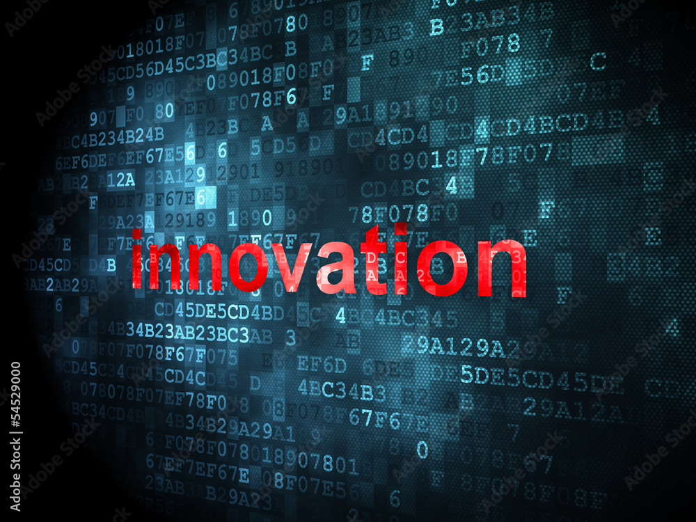 Fototapeta premium Business concept: Innovation on digital background