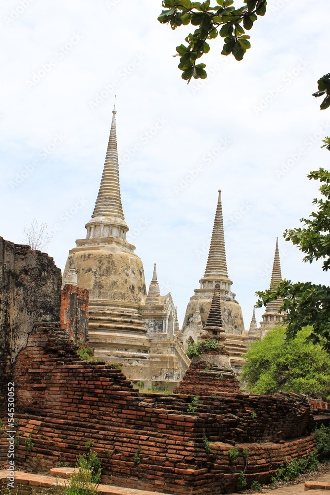 Fototapeta premium The historic city of thailand, ayutthaya