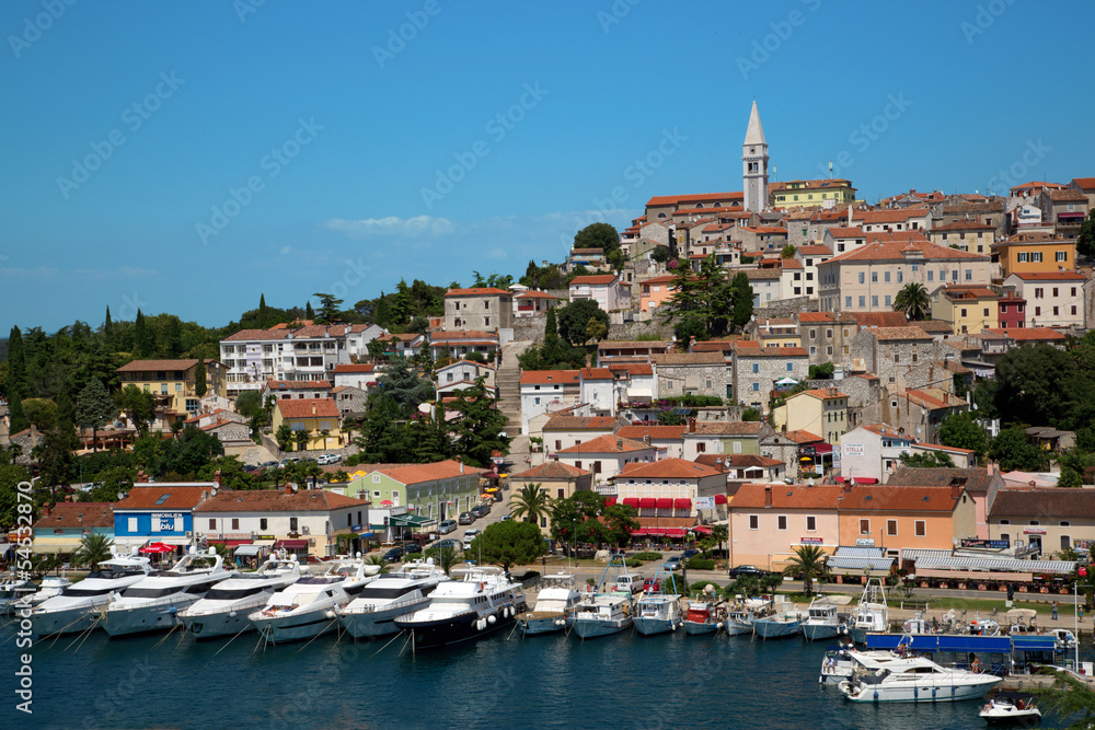 Sea port in city of Vrsar