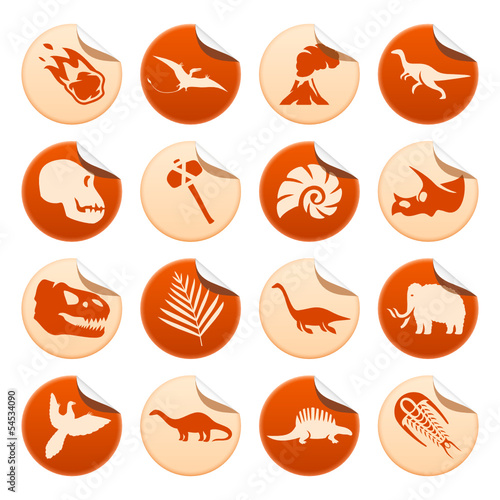 Prehistoric stickers