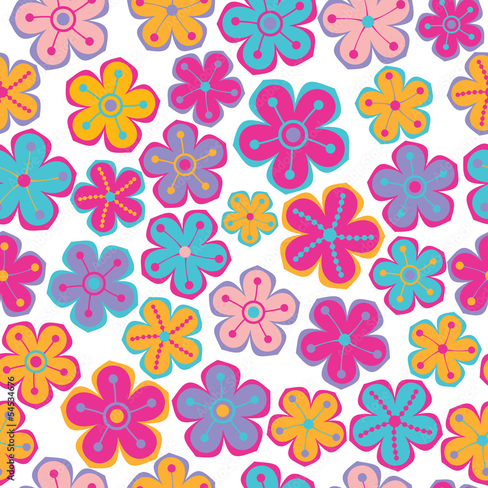 Seamless floral pattern. Flowers texture. Daisy. Seamless floral pattern. Flowers texture. Daisy.