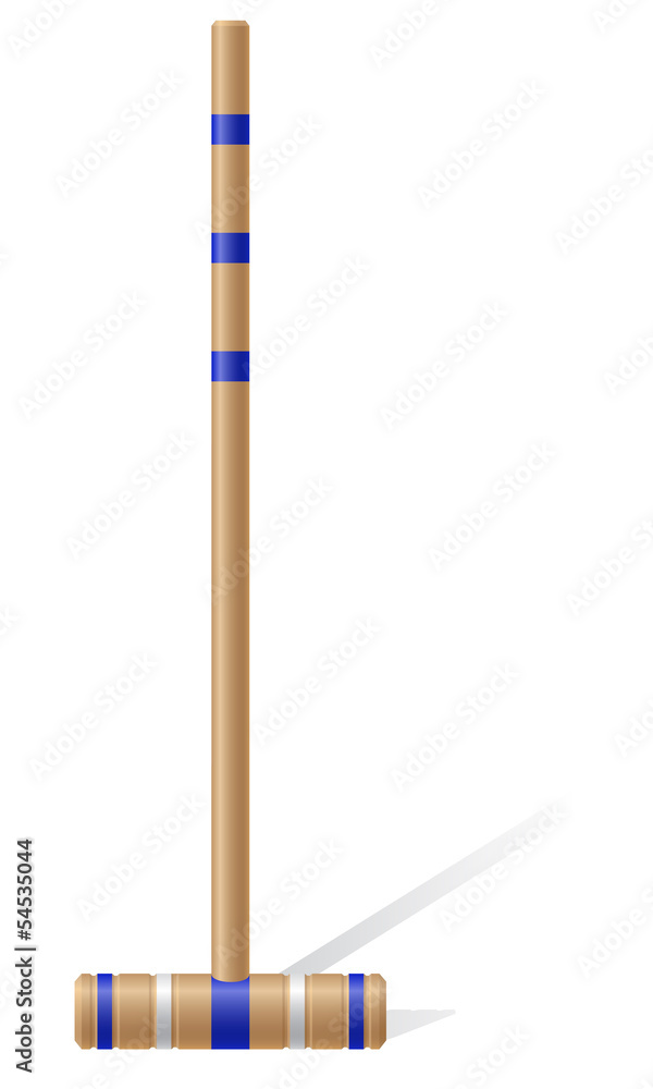 croquet mallet vector illustration croquet mallet vector illustration